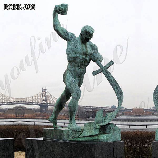 Bronze Swords to Ploughshares Statue