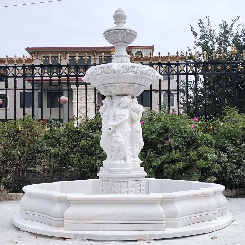 High Quality Marble Woman Water Fountain