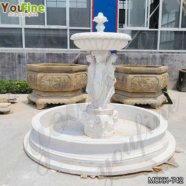 High Quality Marble Woman Water Fountain Manufacturer MOKK-742