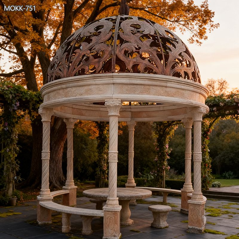 large natural Marble Gazebo