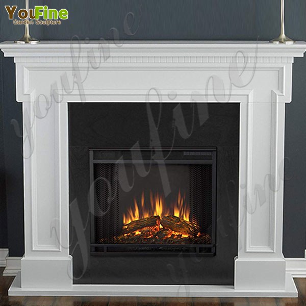 Minimalist Design Modern Marble Fireplace Home Decoration Sale MOKK-497