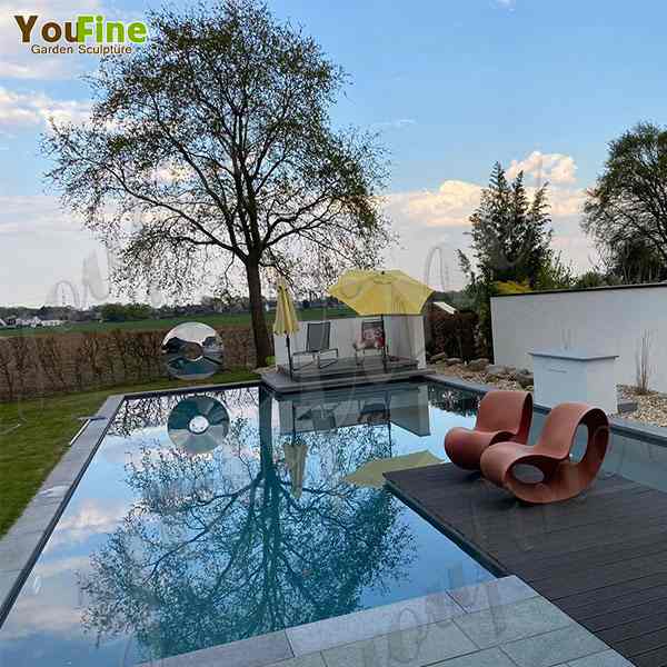 Stainless Steel Eye Sculpture Client Feedback from Germany