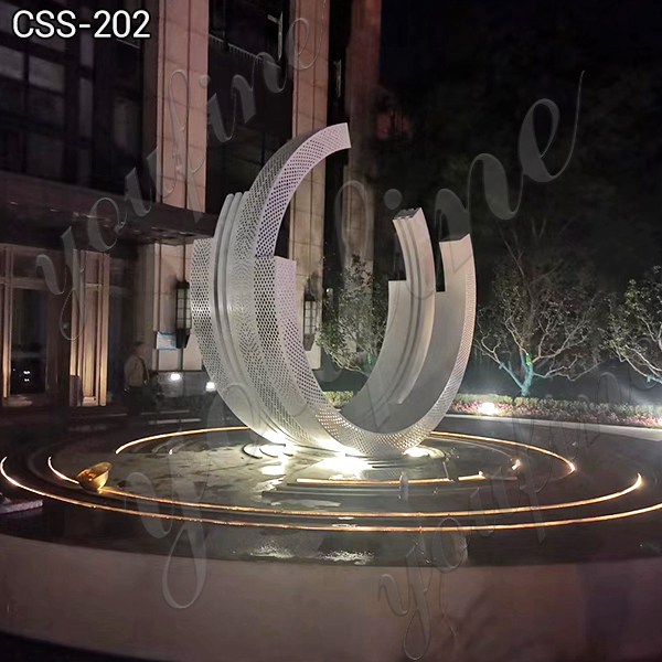 Modern Metal Stainless Steel Sculpture