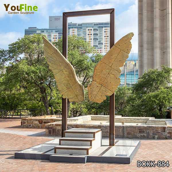 Outdoor Modern Wings of Mexico Bronze Sculpture for Sale BOKK-884