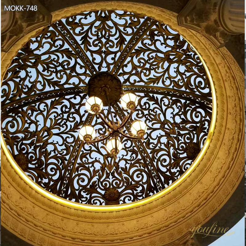 Vintage Style Marble Gazebo Outdoor Garden Decoration Supplier MOKK-748
