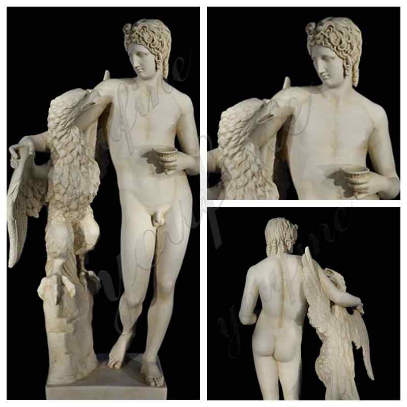 Zeus and Ganymede statue