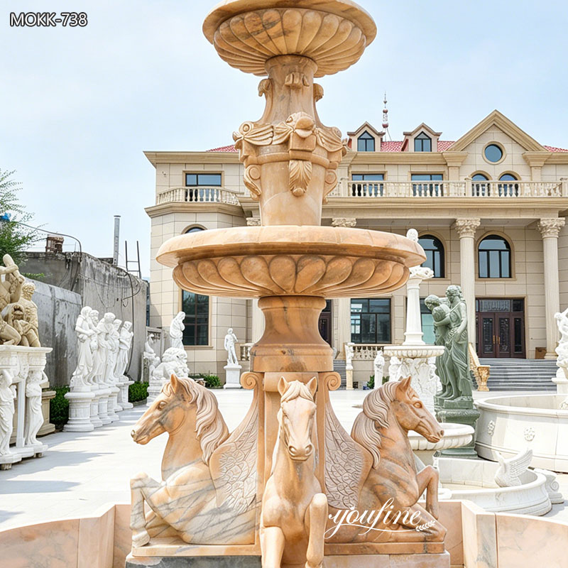 pony fountain detail