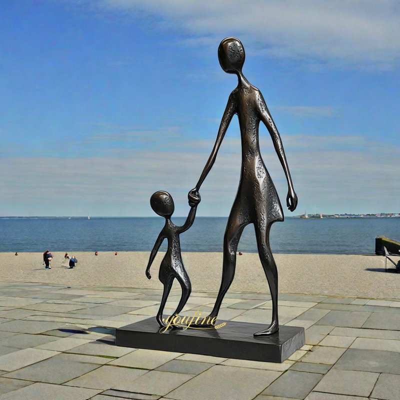 Abstract Cute Childhood Bronze Sculpture