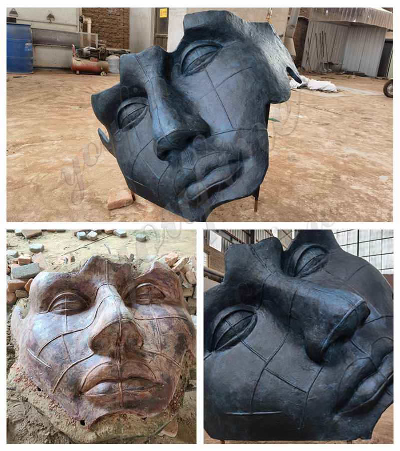 Bronze Face Sculpture Replica from Belgian Client Feedback