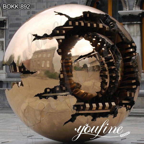 Bronze Sphere within Sphere Sculpture by Arnaldo Pomodoro SuppliersBronze Sphere within Sphere Sculpture by Arnaldo Pomodoro Suppliers