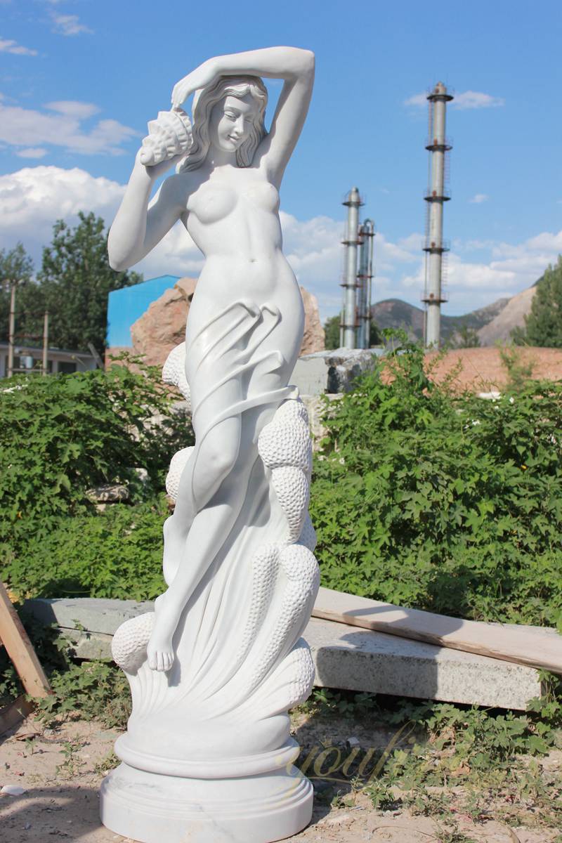 Classic Garden Ferdinando Vichi Sea Nymph Marble Statue Suppliers 