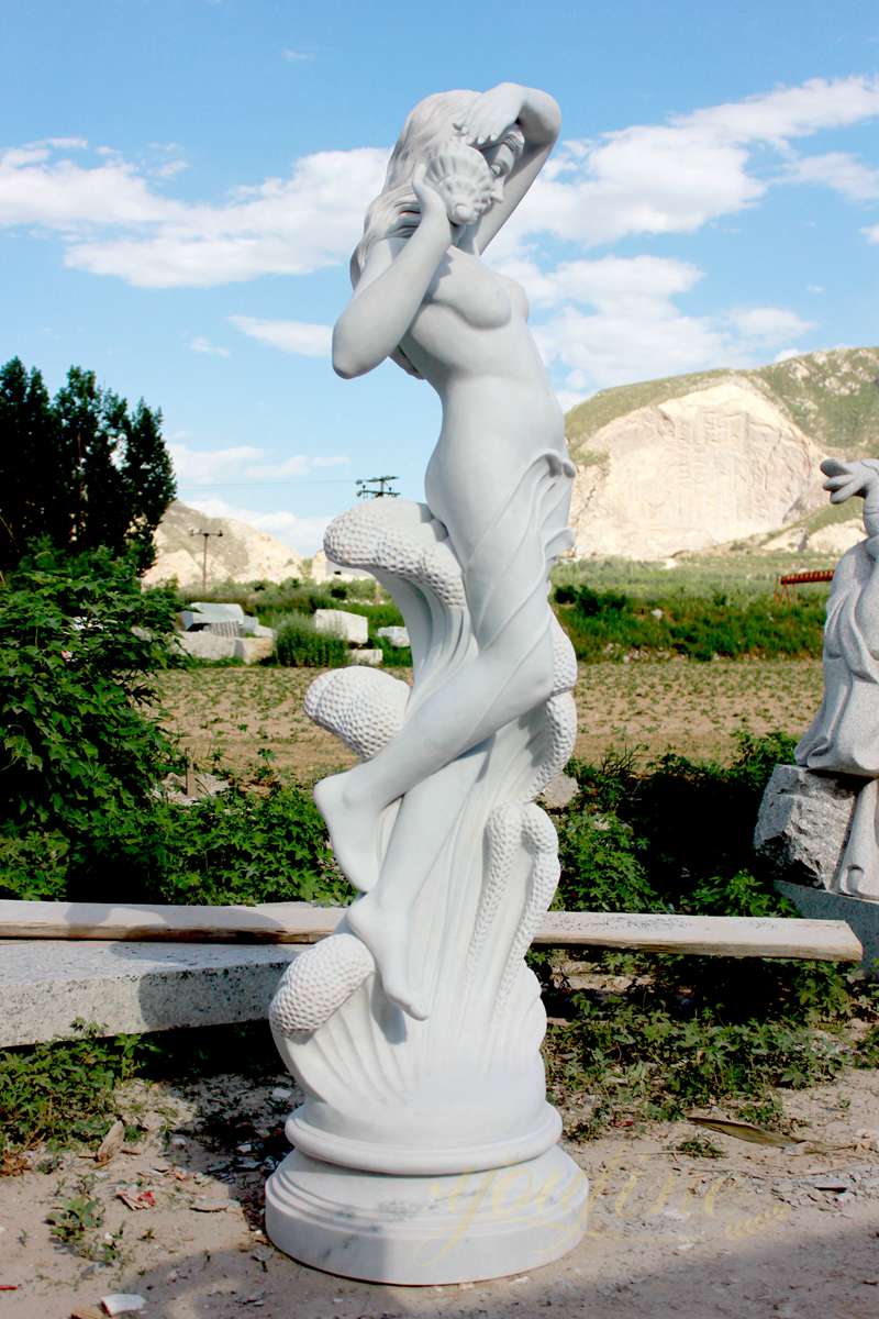 Classic Garden Ferdinando Vichi Sea Nymph Marble Statue Suppliers 