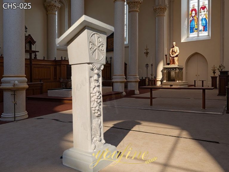 Custom Marble Pulpit Podium for Catholic Church