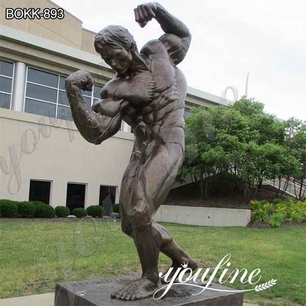 Custom Made Famous Arnold Schwarzenegger Bronze Statue for Sale BOKK-893