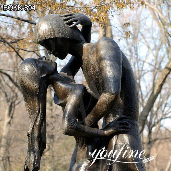 Abstract Romeo and Juliet Bronze Statue