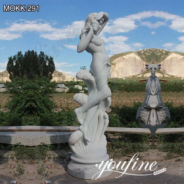 Garden Ferdinando Vichi Sea Nymph Marble Statue Suppliers