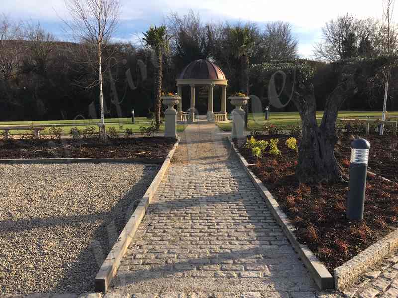 Large Beige Marble Gazebo