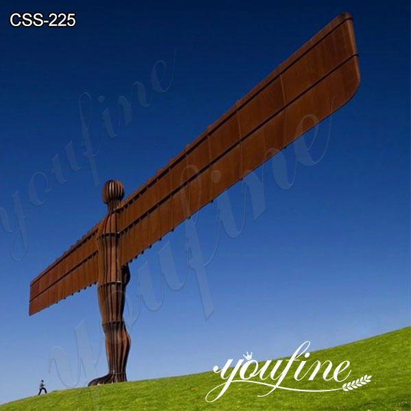 Large Outdoor Angel of the North Corten Sculpture for Sale CSS-225
