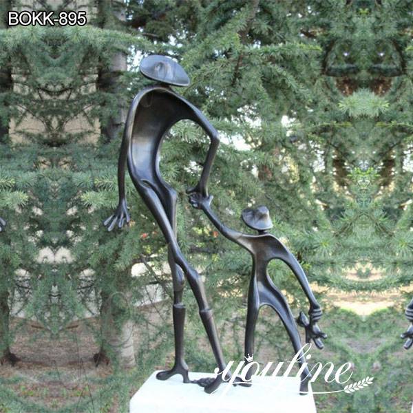 Life Size Abstract Cute Childhood Bronze Sculpture Artwork