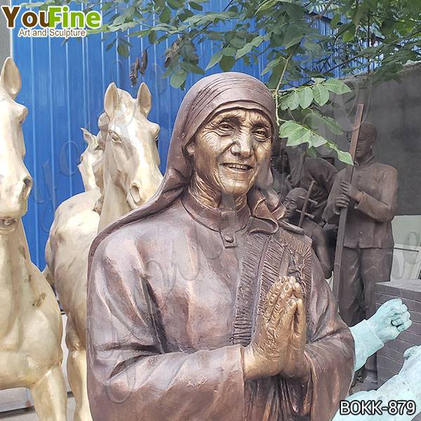 Life Size Bronze Mother Teresa Statue for Church Client