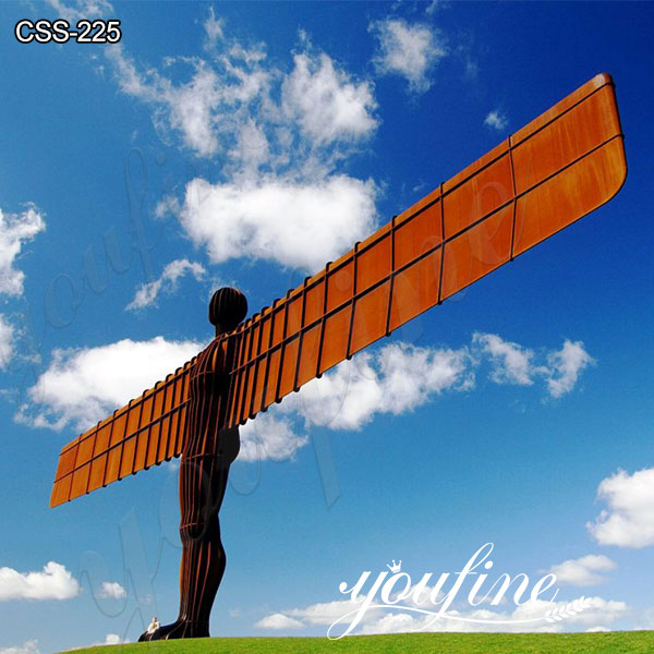 Large Angel of the North Corten Sculpture