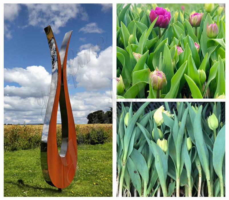 Tulip Corten Steel Sculpture