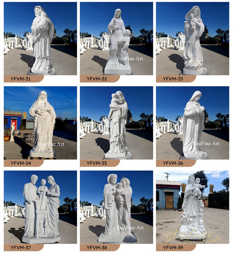 YOUFINE marble mary statue for sale