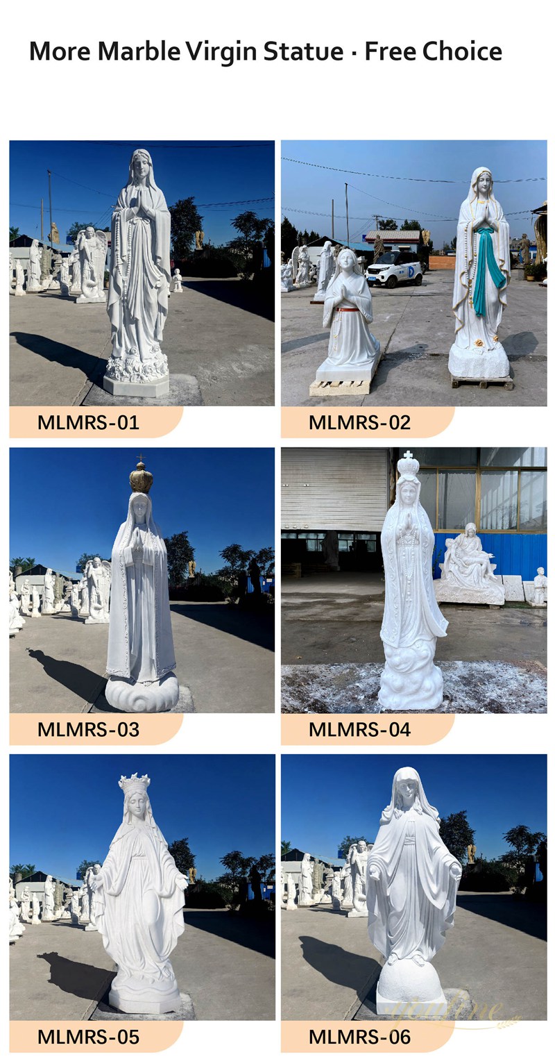 marble mary statue