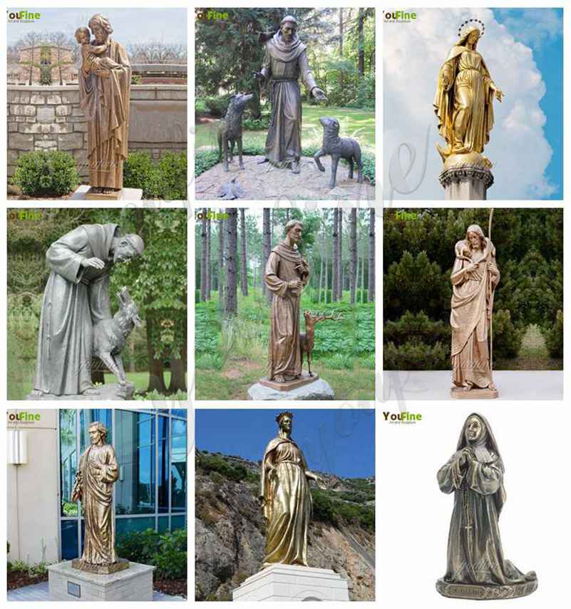 bronze religious statue for sale