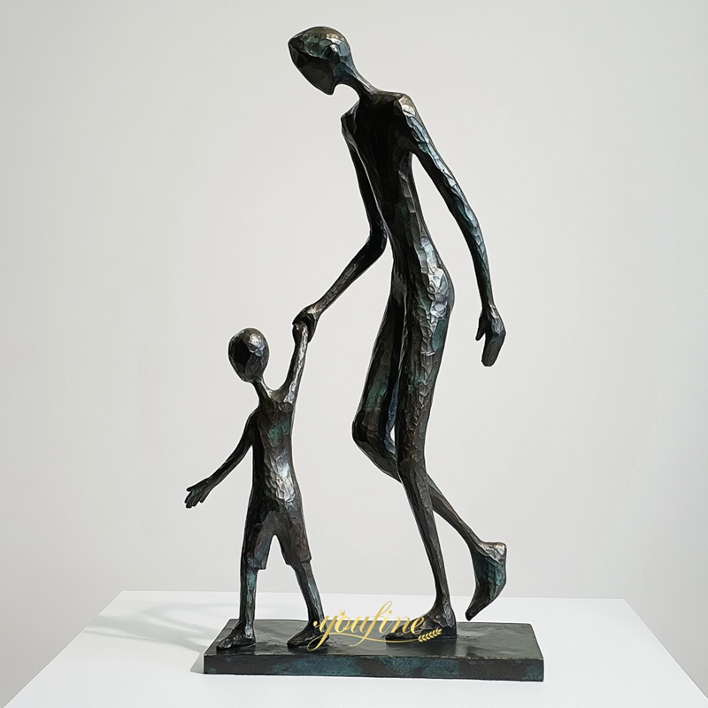 childhood bronze statue