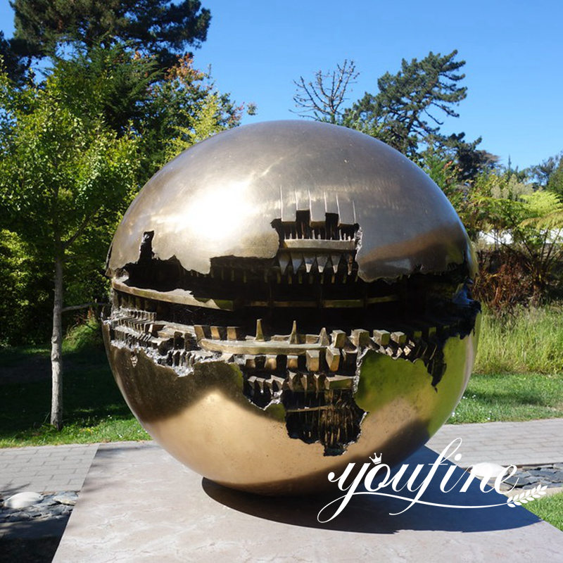 custom sphere with sphere sculpture