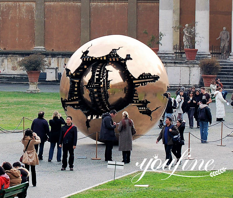 high quality sphere with sphere sculpture