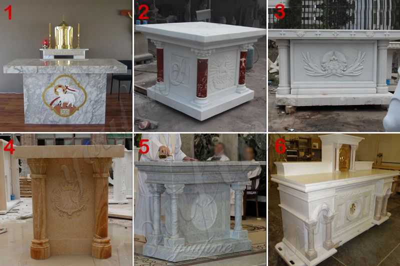 marble altar table church