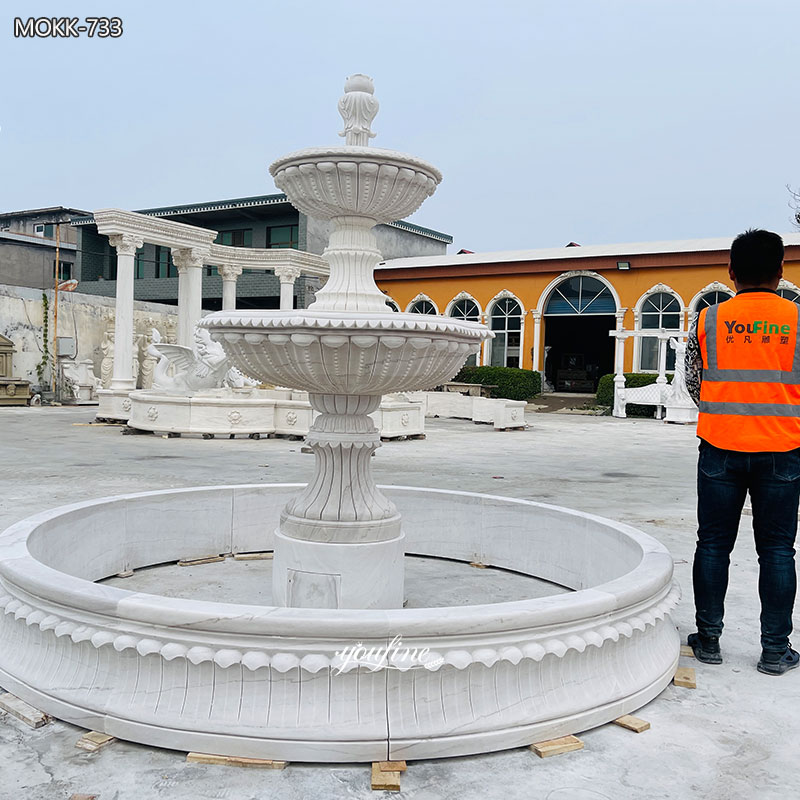 2 tier pineapple fountain for garden