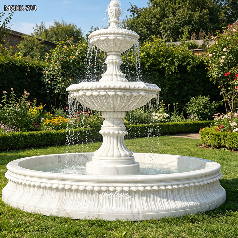 Marble 2 Tier Pineapple Fountain MOKK-733