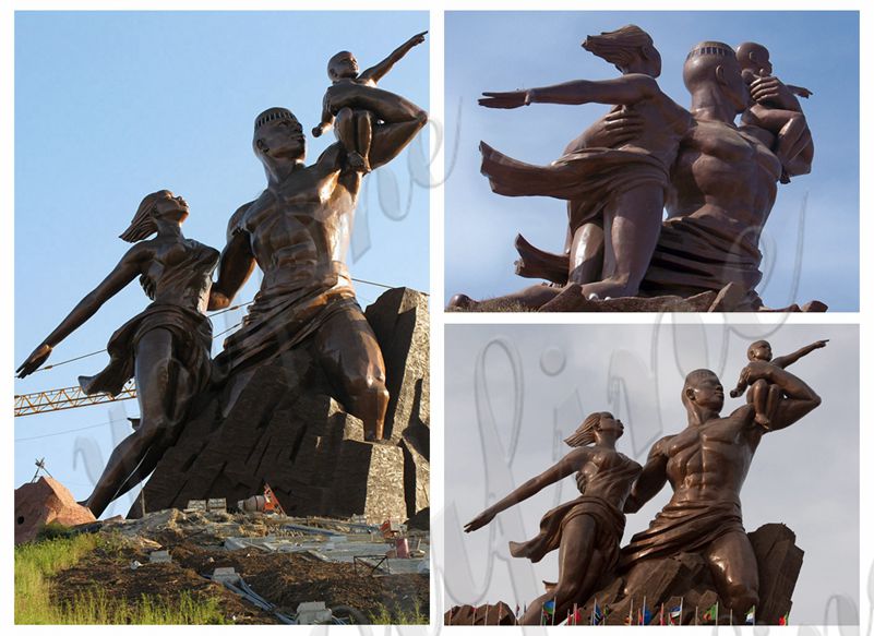 Bronze African Renaissance Monument Statue