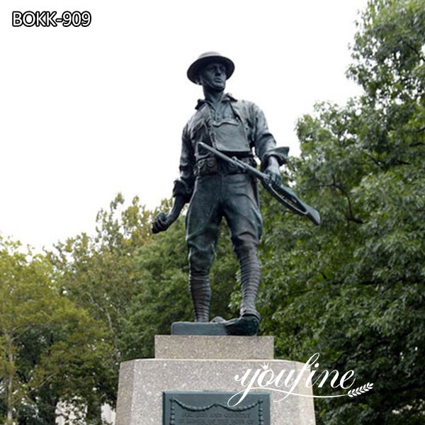Bronze Highbridge Doughboy Statue Outdoor Military Statue
