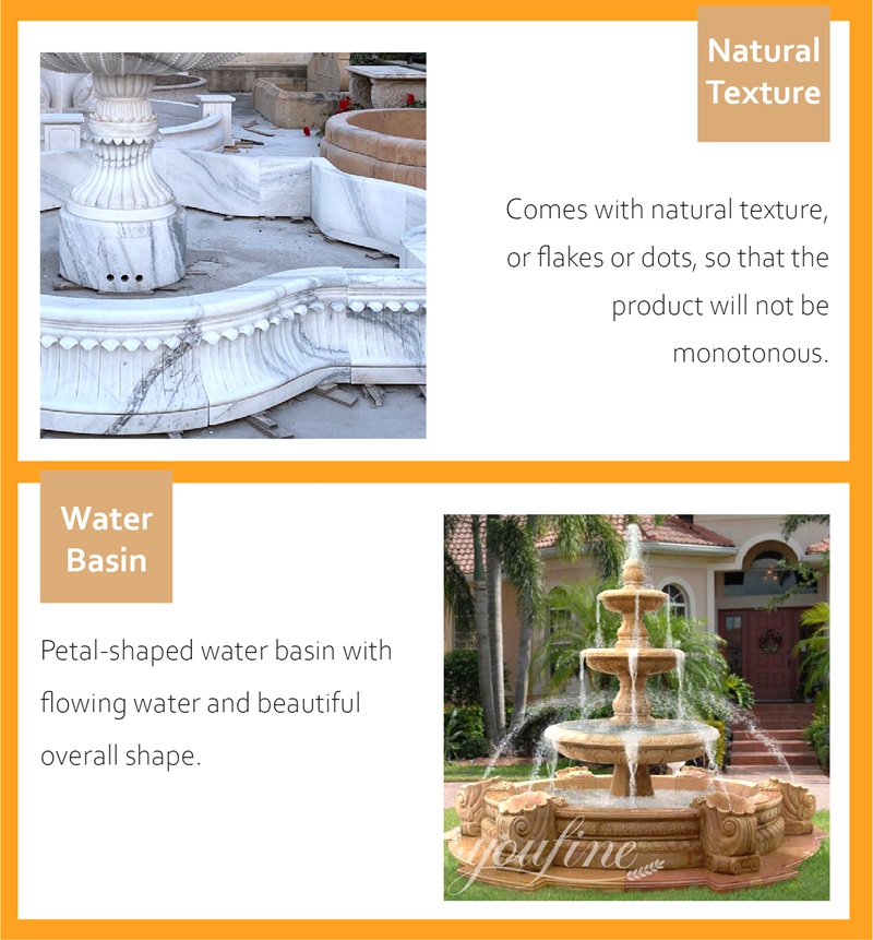 Details of a simple Tiered fountain