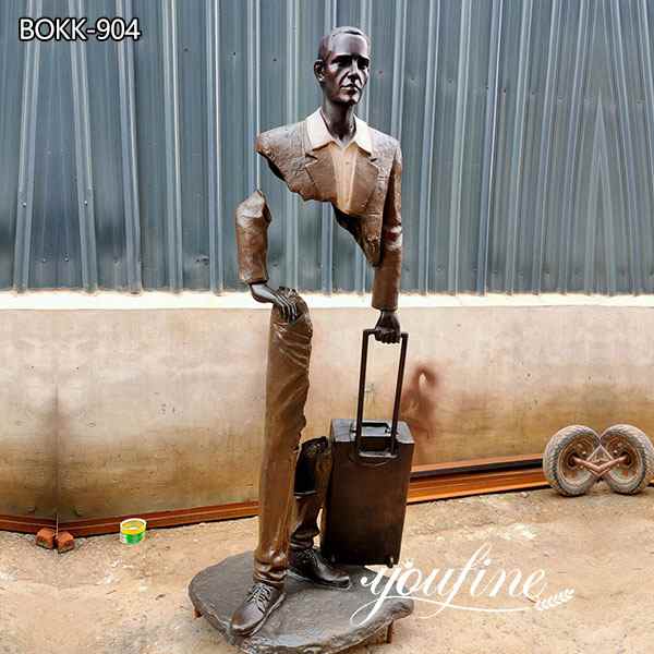 Famous Large Les Voyageurs Bronze Sculpture for Sale