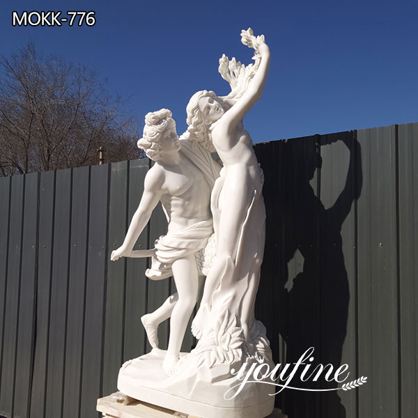 Famous Life Size Apollo and Daphne Marble Garden Statue for Sale