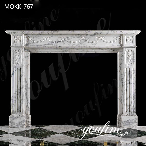 French Marble Fireplace Surround for Sale