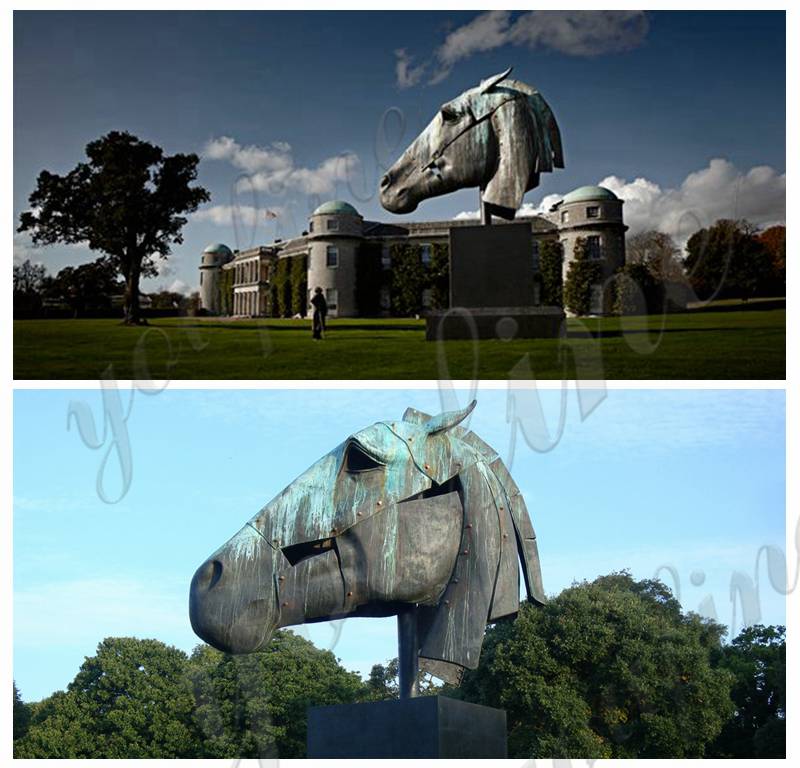 Giant Horse Head Sculpture for sale