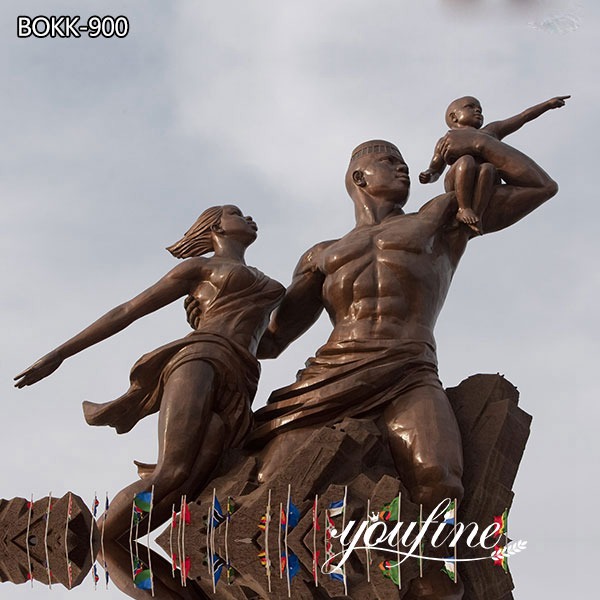 Large Bronze African Renaissance Monument Statue Project for Sale