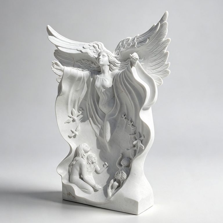 Large Angel Statue with Open Wings for Church MOKK-777
