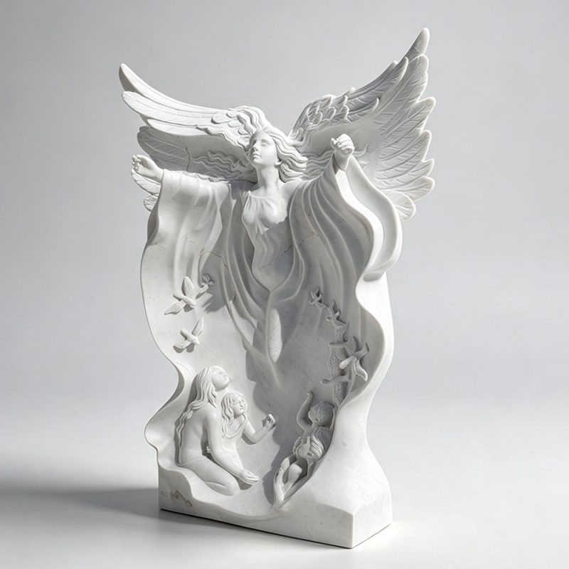 Large Angel Statue with Open Wings for Church MOKK-777