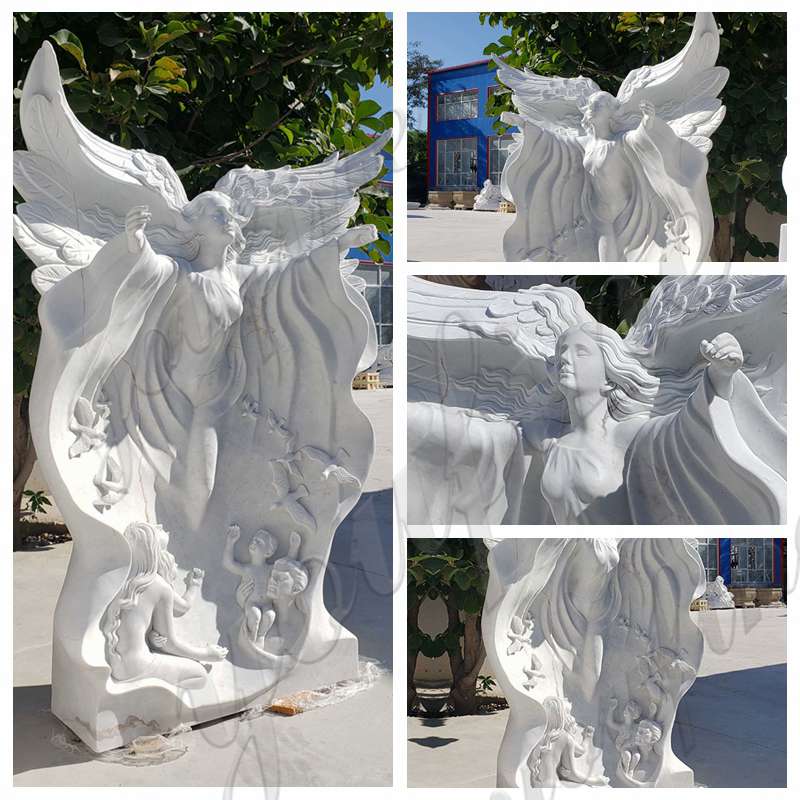 Marble Angel Statues for Garden Decor Suppliers