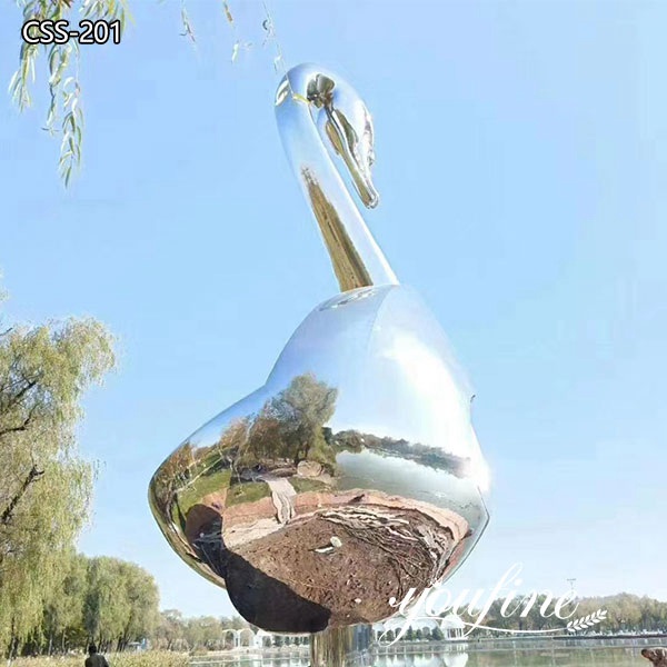 Metal Goose Sculpture Stainless Steel Sculpture Factory