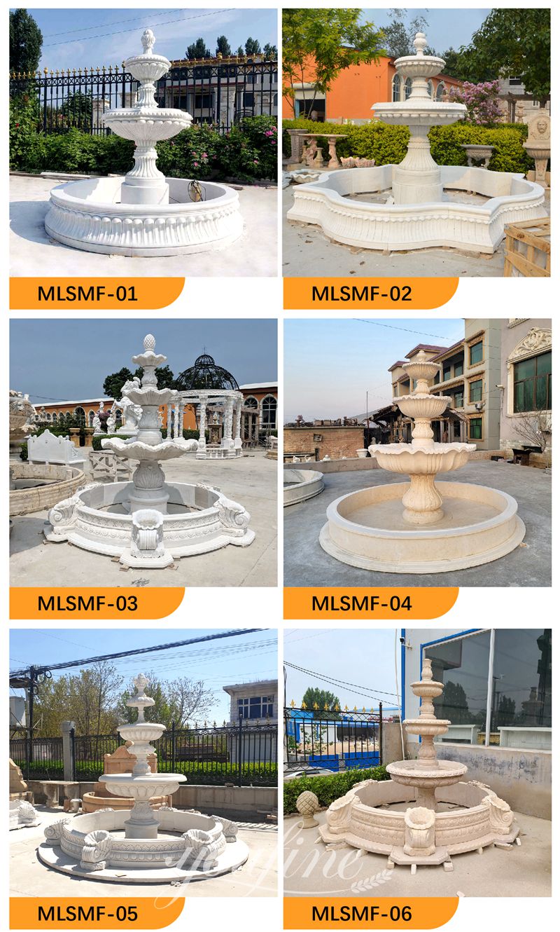 More simple Tiered fountains