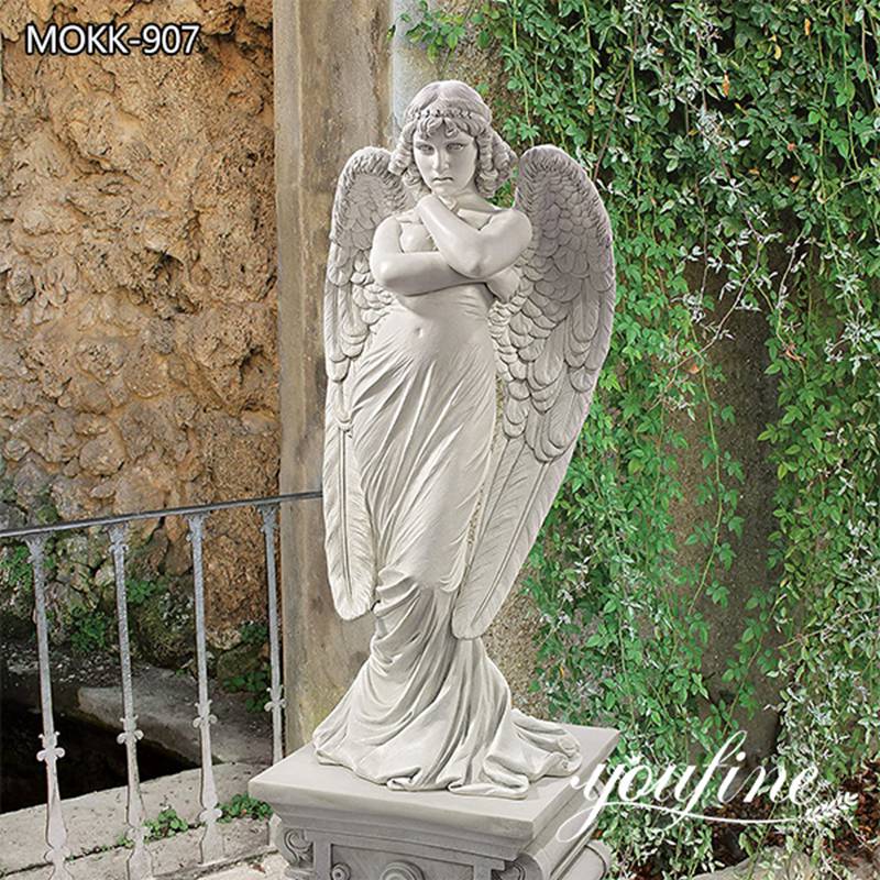 Angel of the Resurrection Statue Marble Classic Decor