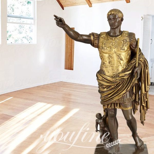 augustus bronze statue-YouFine Sculpture